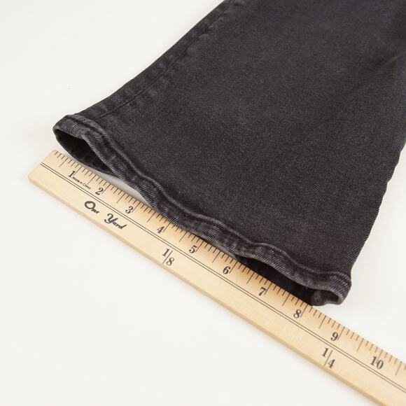 Good American Good Classic Black162 Boot Cut Stretch Jeans Sz 2 / 26 - Picture 8 of 10